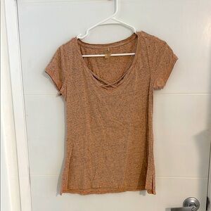 Women's Heathered Brown Top